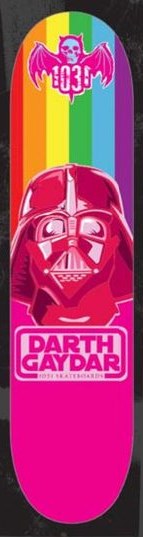 1031 Darth Gaydar deck in the 1031 2010 Spring Catalog