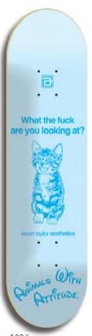 Aesthetics Taylor A.W.A. deck in the Aesthetics 2004 Back To School Linesheet