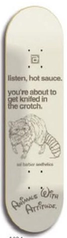 Aesthetics Barbier A.W.A. deck in the Aesthetics 2004 Back To School Linesheet