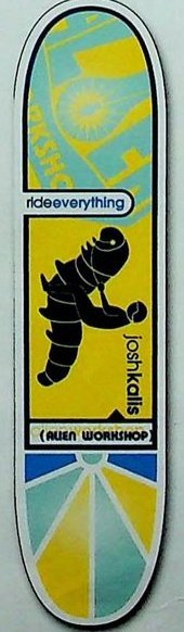 Alien Workshop Kalis Ride Everything deck in the Alien Workshop 1999-2000 Catalog