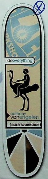Alien Workshop Van Engelen Ride Everything deck in the Alien Workshop 1999-2000 Catalog