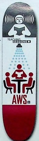 Alien Workshop Teaching Sessions deck in the Alien Workshop 1999-2000 Catalog