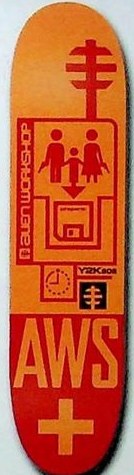 Alien Workshop Y2K Gun Family deck in the Alien Workshop 1999-2000 Catalog