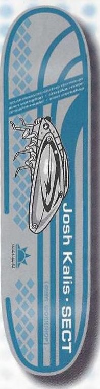 Alien Workshop Kalis Blue Steel deck in the Alien Workshop Catalog 1998 Fall Winter