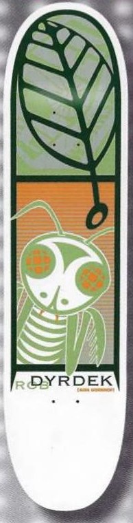 Alien Workshop Dyrdek White Wash deck in the Alien Workshop Catalog 1998 Fall Winter