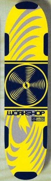 Alien Workshop Sonic Warning deck in the Alien Workshop Catalog 1998