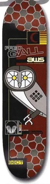 Alien Workshop Gall Nocturnal deck in the Alien Workshop Catalog 1999 Spring