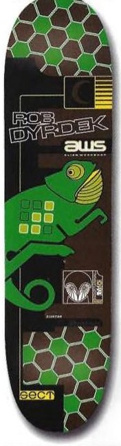 Alien Workshop Dyrdek Nocturnal deck in the Alien Workshop Catalog 1999 Spring