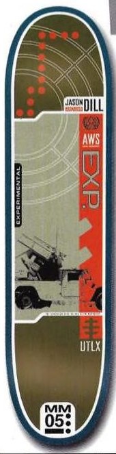 Alien Workshop Dill EXP deck in the Alien Workshop Catalog 1999 Spring