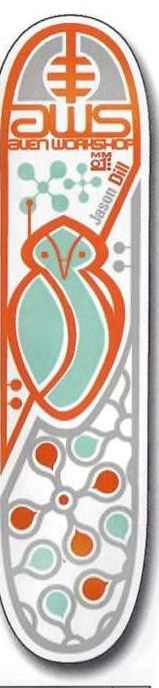 Alien Workshop Dill White deck in the Alien Workshop Catalog 1999 Spring