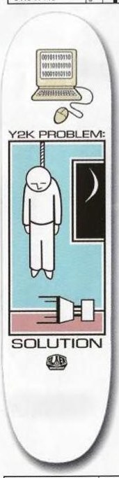 Alien Workshop Y2K deck in the Alien Workshop Catalog 1999 Spring