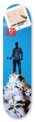 Alien Workshop Brown KTC deck in the Alien Workshop Catalog 2008 Spring