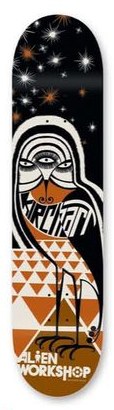 Alien Workshop Kirchart Bird Alert deck in the Alien Workshop Catalog 2008 Spring
