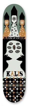 Alien Workshop Kalis Fifty Fifty deck in the Alien Workshop Catalog 2008 Spring