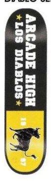 Arcade Arcade High Los Diablos (Yellow) deck in the Arcade 2002 Spring Catalog