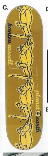 Planet Earth Russell Alligator deck in the Atlas Distribution 2001