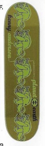 Planet Earth Anderson Aardvark deck in the Atlas Distribution 2001