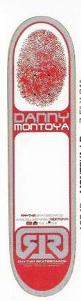 Rhythm Montoya I.D. deck in the Atlas Distribution 2001