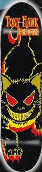 Birdhouse Hawk Evil Cat 2 deck in the Birdhouse Distribution 1999