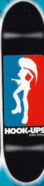 Hook-Ups Police Girl Logo deck in the Birdhouse Distribution 1999