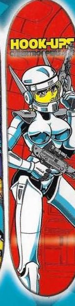 Hook-Ups Cybertrooper deck in the Birdhouse Distribution 1999