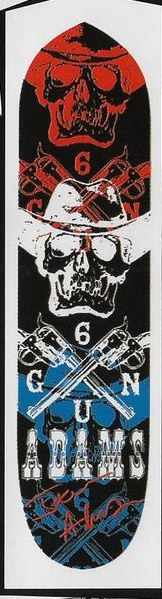 Six Gun Adams Guns to Gravel deck in the Black Label 2002