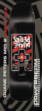 Red Kross Peters Mid 2 deck in the Black Label 2003 Summer Catalog