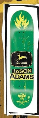 Sixgun Adams Deere deck in the Black Label 2003 Summer Catalog