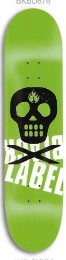 Black Label LTD Skull deck in the Black Label 2005 Fall Catalog