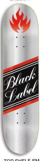 Black Label Top Shelf SM deck in the Black Label 2005 Fall Catalog