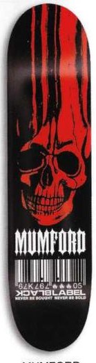 Black Label Mumford Slow Death deck in the Black Label 2005 Fall Catalog