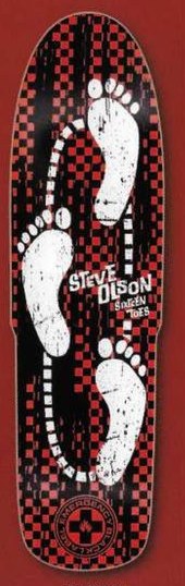 Black Label Olson Sixteen Toes deck in the Black Label 2005 Fall Catalog