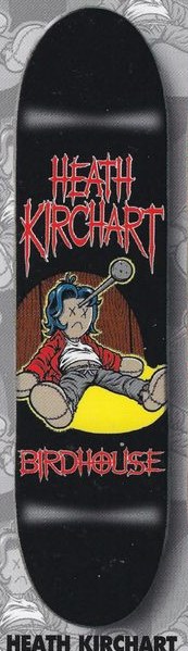 Birdhouse Kirchart Voodoo Doll deck in the Blitz Distribution 2000 Fall
