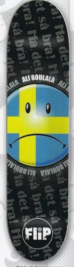 Flip Boulala Smiley Face deck in the Blitz Distribution 2000 Fall