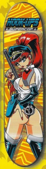 Hook-Ups Supercop deck in the Blitz Distribution 2000 Fall