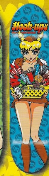 Hook-Ups Fireworks Scout Girl deck in the Blitz Distribution 2000 Fall