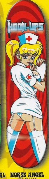 Hook-Ups Nurse Angel deck in the Blitz Distribution 2000 Fall
