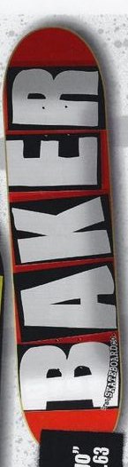 Baker Brand Logo (White) deck in the Blitz Distribution 2003 Fall