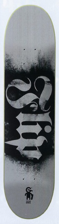 Flip Badge Logo (Young Ones) deck in the Blitz Distribution 2004 Fall