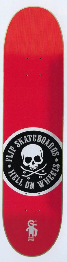 Flip Hellonwheels (Red) deck in the Blitz Distribution 2004 Fall