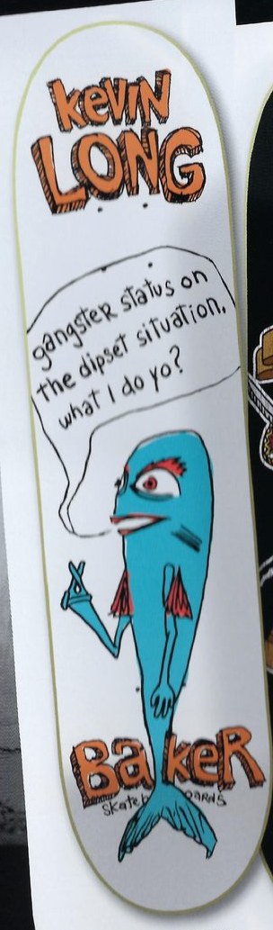 Baker Long Fish Face deck in the Blitz Distribution 2004 Fall
