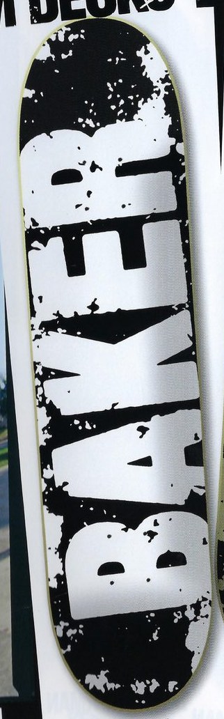 Baker Damaged White deck in the Blitz Distribution 2004 Fall