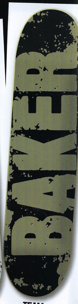 Baker Damaged Logo (Gold) deck in the Blitz Distribution 2004 Fall