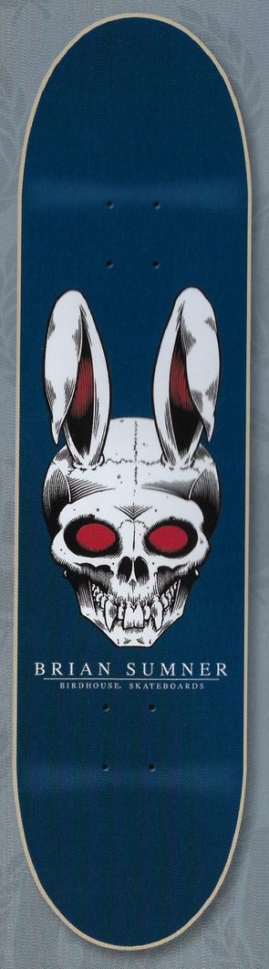 Birdhouse Sumner Rabbit Skull deck in the Blitz Distribution 2004 Fall