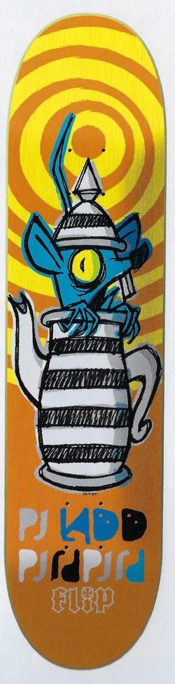 Flip Ladd Door Mouse deck in the Blitz Distribution 2004 Fall