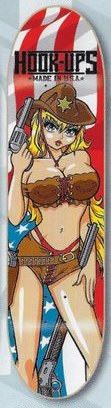Hook-Ups American Cowgirl deck in the Blitz Distribution 2004 Spring