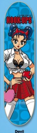 Hook-Ups Devil School Girl deck in the Blitz Distribution 2007 Summer