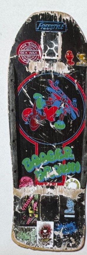Kryptonics Brown deck in the The Disposable Skateboard Bible (Sean Cliver)
