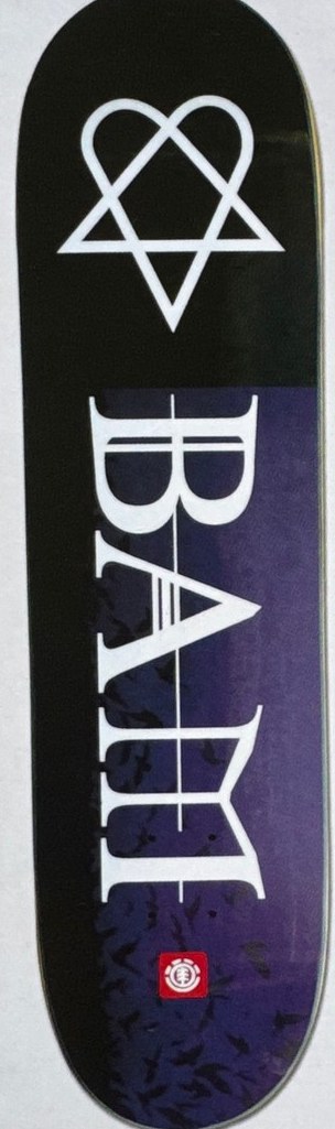 Element Margera deck in the The Disposable Skateboard Bible (Sean Cliver)