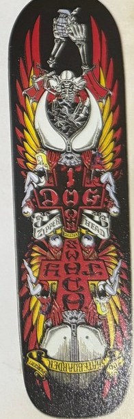 Dogtown Adams deck in the The Disposable Skateboard Bible (Sean Cliver)